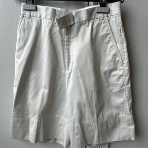 J.Lindeberg White Tailored Bermuda Shorts